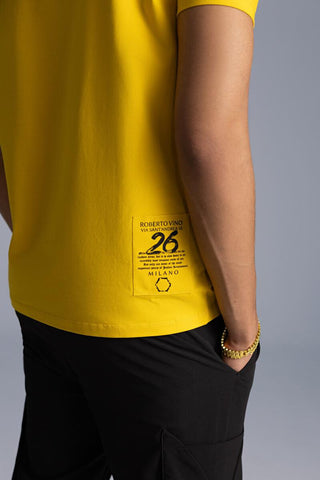 ROBERTO VINO Vino Moda T-shirt (YELLOW)