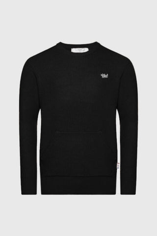 THC Classic Thermal Crewneck Sweater (Black)