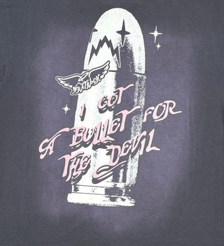 WRATHBOY A BULLET FOR THE DEVIL TEE (DK GREY)