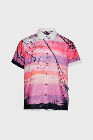 THC  Lost in Paradise Short-sleeve Button-up Shirt (Sunset)