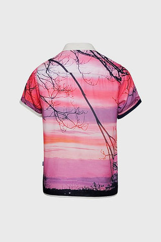 THC  Lost in Paradise Short-sleeve Button-up Shirt (Sunset)