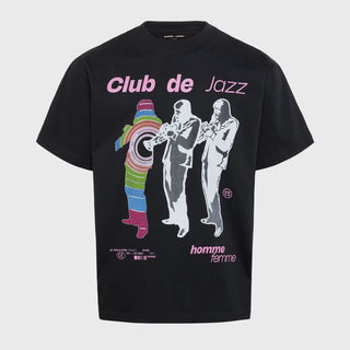 Homme Femme Jazz Club Tee (Black/Multi)