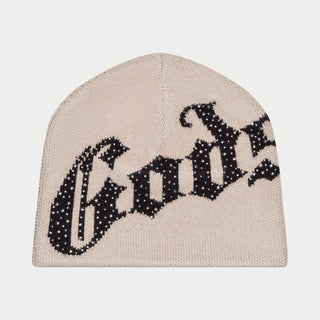 GODSPEED OG Logo Studded Beanie (TAN/BLACK)