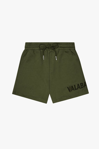 VALABASAS BLOOM WOVEN SHORTS (OLIVE)