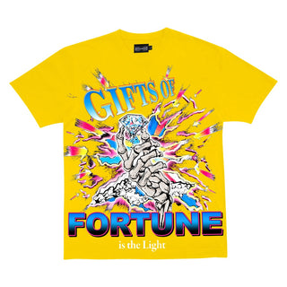 Gifts of Fortune Into the Light T-shirt (Yellow Stone Washed)
