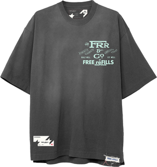 FREE REFILLS FACTORY TEE (VINTAGE BLACK)