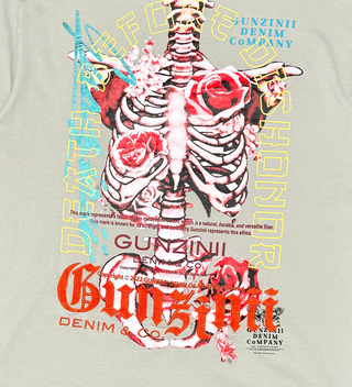 GUNZINII DEATH BEFORE DISHONOR TEE (SAND)