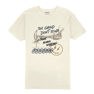 Outrnk The Grind Don't Stop TEE (Vintage White)