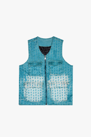 VALABASAS STARLET VEST (LT.BLUE/BLUE)