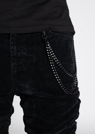 GUAPI All Black Super Stacked Denim V2 (Black)