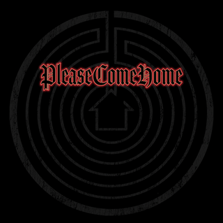 PLEASE COME HOME Dark Maze Tee (Black)