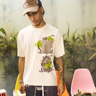 Hyde Park Stained Heart Tee (Cream)