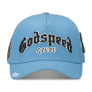 GODSPEED GS FOREVER TRUCKER HAT (BABY BLUE)