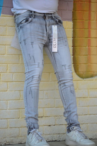 DZTR SUPER STRETCH DENIM SLIM FIT (GREY SERENE)