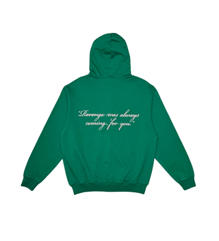 Wrathboy WRATH REVENGE COMING HOODIE ZIP (GREEN)