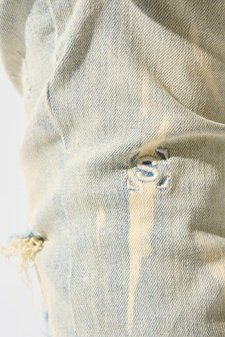 SERENEDE Sulfur Stacked Jeans (BLEACHED)