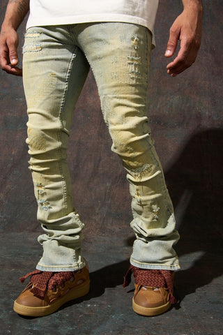 SERENEDE Tierra Stacked Jeans (EARTH)