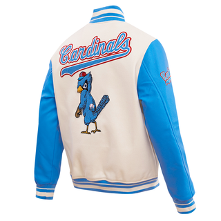 Pro Standard ST. LOUIS CARDINALS RETRO CLASSIC RIB WOOL VARSITY JACKET)