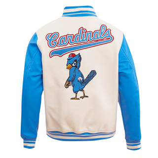 Pro Standard ST. LOUIS CARDINALS RETRO CLASSIC RIB WOOL VARSITY JACKET)