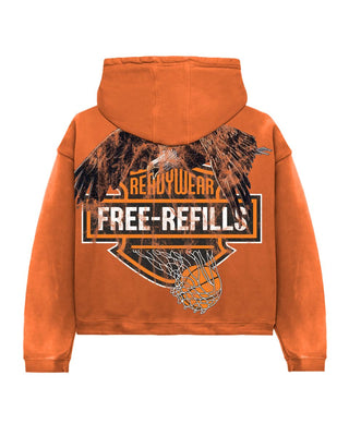 Free Refills HARLEY HOODIE & RADIAL FLARES set (ORANGE)