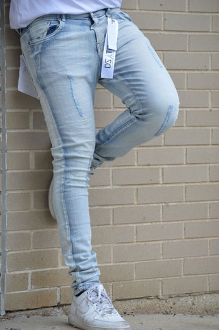 DZTR SUPER STRETCH DENIM SLIM FIT (ICE CRUSH)