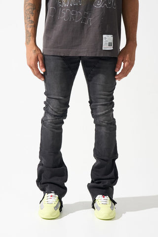 SERENEDE Nickel Stacked Jeans (GREY)