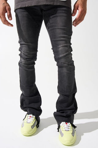 SERENEDE Nickel Stacked Jeans (GREY)