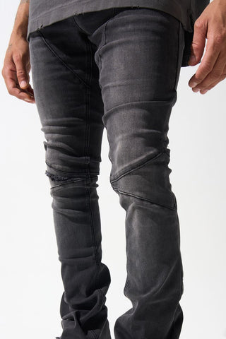 SERENEDE Nickel Stacked Jeans (GREY)