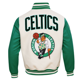 Pro Standard BOSTON CELTICS RETRO CLASSIC RIB WOOL VARSITY JACKET