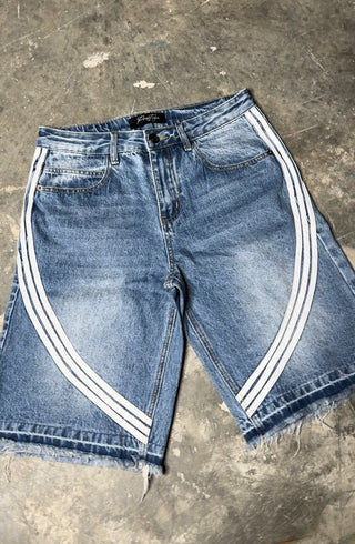 Prestige Striped Jorts (Blue)