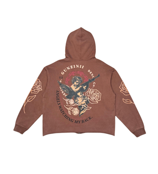 Gunzinii Angel Hoodie (Brown)