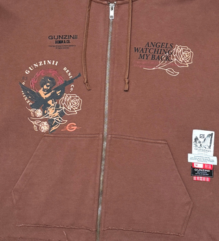 Gunzinii Angel Hoodie (Brown)