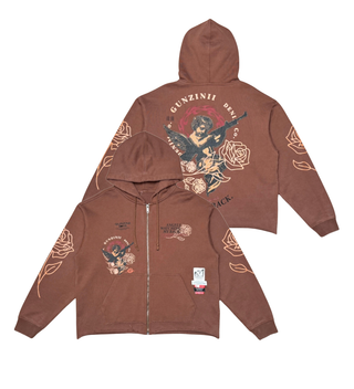 Gunzinii Angel Hoodie (Brown)