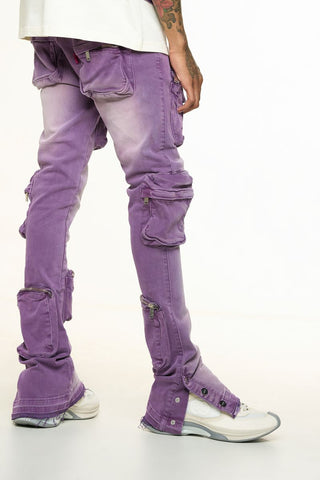 PHEELINGS JOURNEY TO GREATNESS FLARE STACK DENIM (LAVANDER)