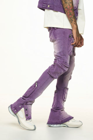 PHEELINGS JOURNEY TO GREATNESS FLARE STACK DENIM (LAVANDER)