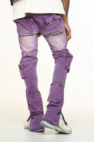 PHEELINGS JOURNEY TO GREATNESS FLARE STACK DENIM (LAVANDER)