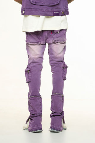 PHEELINGS JOURNEY TO GREATNESS FLARE STACK DENIM (LAVANDER)