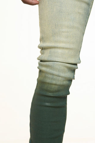 PHEELINGS INNER PEACE SKINNY DENIM (FOREST GREEN GRAIDENT WAX)