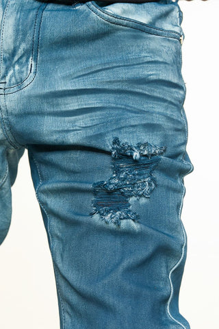 PHEELINGS WASHED AWAY SKINNY DENIM (INDIGO)