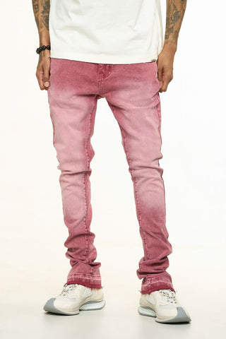 PHEELINGS EMOTIONALLY DRIVEN FLARE STACK DENIM (DUSTY ROSE)