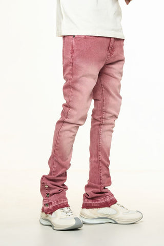 PHEELINGS EMOTIONALLY DRIVEN FLARE STACK DENIM (DUSTY ROSE)