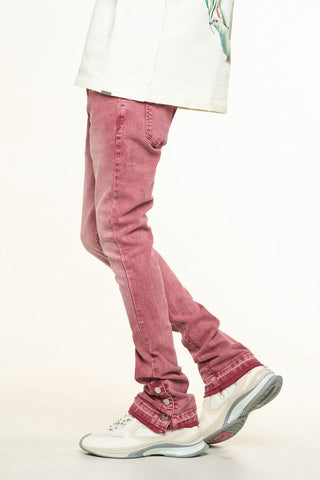 PHEELINGS EMOTIONALLY DRIVEN FLARE STACK DENIM (DUSTY ROSE)