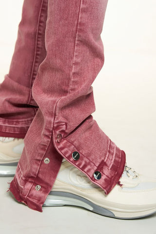 PHEELINGS EMOTIONALLY DRIVEN FLARE STACK DENIM (DUSTY ROSE)