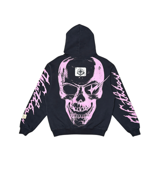 Wrathboy WB REPENT NOW CROP HOODIE (BLACK)