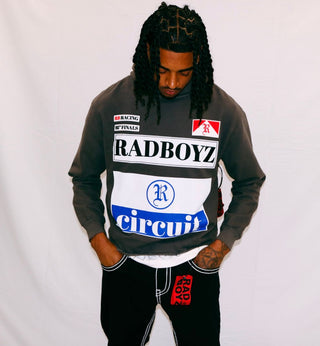 RAD BOYZ CIRCUIT HOODIE (GREY)