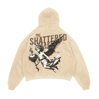 Shattered Hearts SHATTERED ACADAMY Hoodie (Beige)