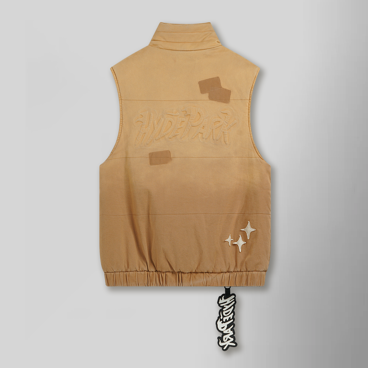 Hyde Park Pivotal Distressed Puffer Vest (Tan) – The Shop 147 Hyde Park Pivotal Distressed Puffer Vest (Tan) – The Shop 147