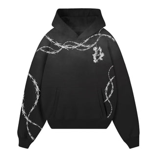 Shattered Hearts WIRES Hoodie (Black)