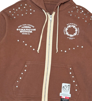 Gunzinii Strength Honor Hoodie (Chestnut)