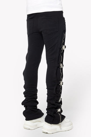 GUAPI Obsidian Black Premium Sweat Pants (Black)